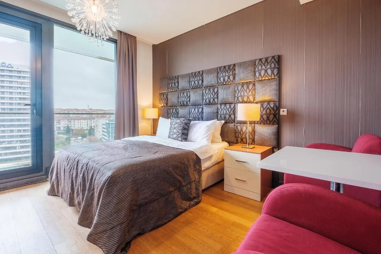 Lux Residence W Balcony 1 Min To Metro In Merter Stambuł